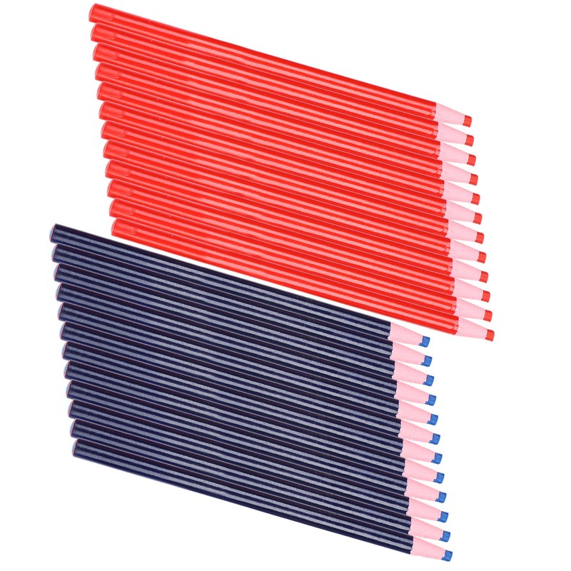 24Pcs Sewing Mark Chalk Pencil Tailor's Marking Tracing Tools Free