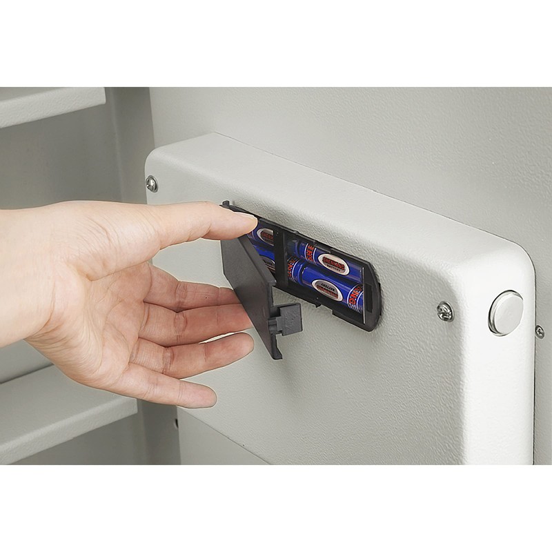 In-Wall Safe with Electronic Keypad and 2 Manual Override Keys
