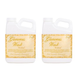Elanze Designs Tyler Candle Company, Glam Wash, 16 Ounce, Fragrant, Scented, Luxury, Fine Laundry Detergent, Pack of 2, Wishlist