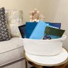 Hopbucan Rope Storage Baskets Woven Basket Portable Cotton Storage Baskets