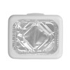 Foil Pan, Dual Design Foil Tray Holder Set with Lid,