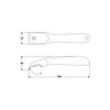 40 mm Paint Scraper Reversible Blade Cleaning Painting