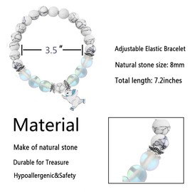 FUSTMW Polar Bear Bracelet for Women - North Pole Animal Jewelry Gifts for Bear Lovers, Large, Copper, No Gemstone