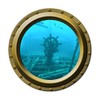 Sunken Ship - Porthole Wall Decal
