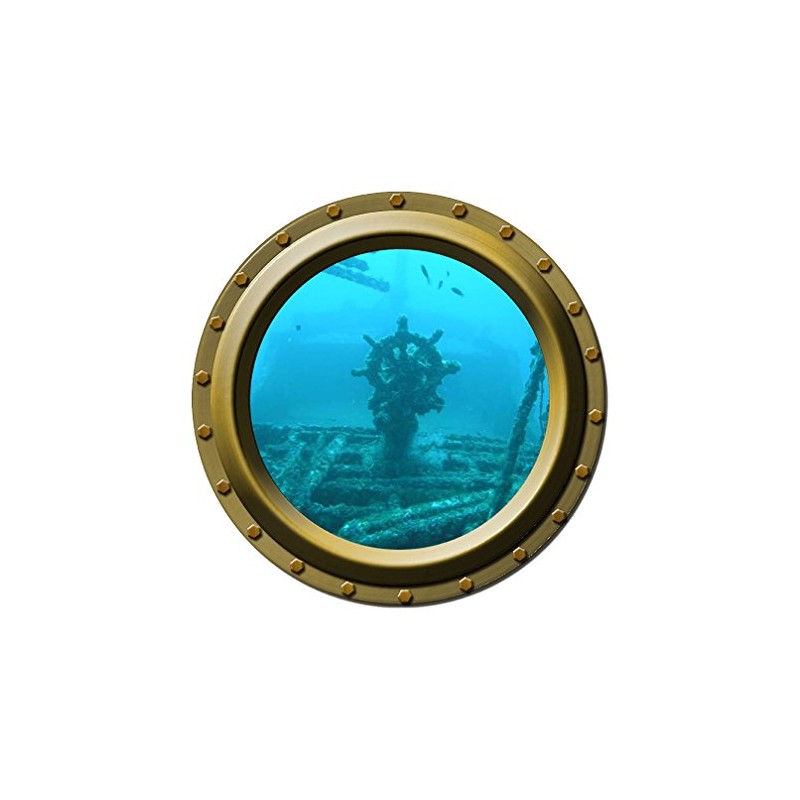 Sunken Ship - Porthole Wall Decal