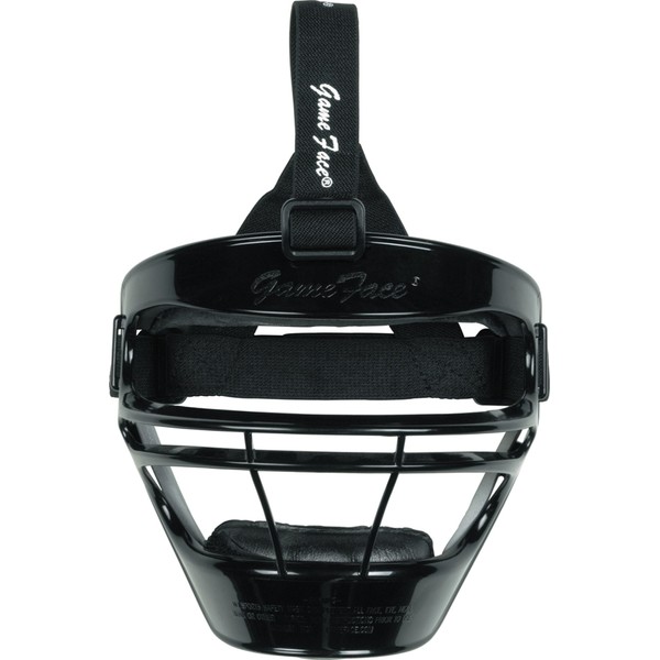 Markwort Game Face Sports Safety Mask, Black, Large