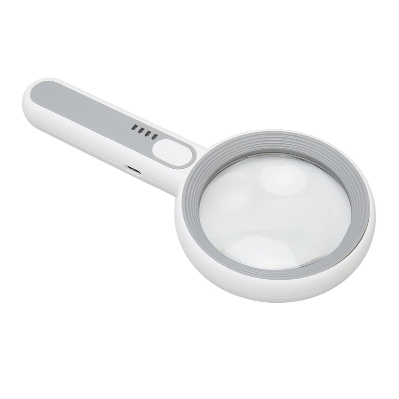 Magnifying Glass 5X 12X Handheld Magnifier with 18pcs LED for