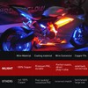 Nilight Extension Cable for Motorcycle LED Strip Lights 4PCS 2