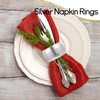Esshogo Napkin Rings Silver, Napkin Rings Silver, Napkin Rings Napkin