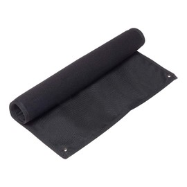 NBEADS 1 Pc 22.64" Long Military Combat Patch Holder, Black Foldable Loop Patch Panel for Badge Storage Display Armband Finishing Cloth Wall Showcase