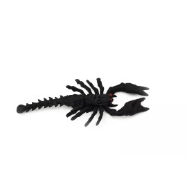 COLLECTIBLE WILDLIFE GIFTS Scorpion, Black, Rubber Toy, Realistic Figure, Model, Replica Kids 4" CWG39