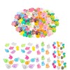 BeoTnp 60PCS Mini Resin Animals, Luminous Mini Plastic Animals, Mixed