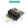 New Version M.2(NGFF) Key A/A+E/E to PCI-E 1X Adapter