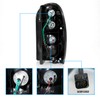 AmeriLite Black Replacement Brake Tail Lights Set For 02-07 Jeep