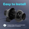 iPower 4 Inch 195 CFM Duct Inline Ventilation Fan Air