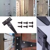 8 Pack 4 Inches Black T Shape Hinges Gate Door