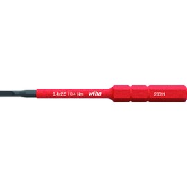 Wiha slimBit Electric 2,5 x 75 mm, Red, (283110025)
