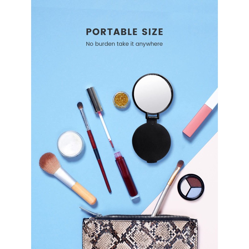 MOMIRA Compact Mirror Bulk Round Makeup Mirror for Purse, Set