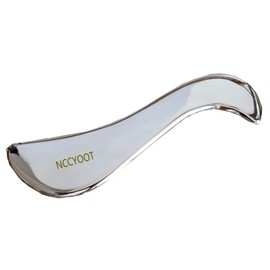 NCCYOOT gua sha Tool gua sha Stainless Steel iastm Tool Gussha Massage Tool Muscle Scraping Tool for Soft Tissue Therapy and Reduce Arms,Back, Legs, Neck,Shoulder Muscle Pain(ms)…