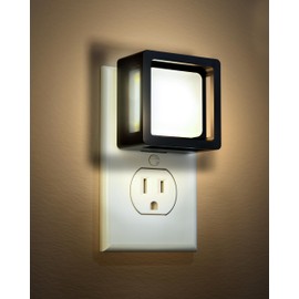 FONSHUKYY Night Light Plug in Wall for Kids Bathroom Baby Nursery LED Dimmable Dusk to Dawn Warm Night Lights Hallway Lamp Adjustable Brightness for Bedroom Toilet