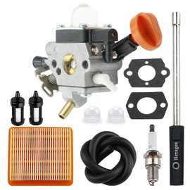 KELKONG FS91 Carburetor & Air Filter Kit for STIHL FS91R, FC91, FS111, FC111, KM91R, KM111R, HT102, FC96 Trimmer & Brushcutter - Replaces 4180-120-0615