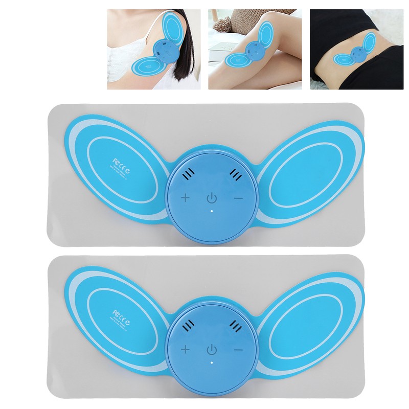 Mini Neck Massager Electric Battery Fatigue Relieve Pulse Cervical Massage