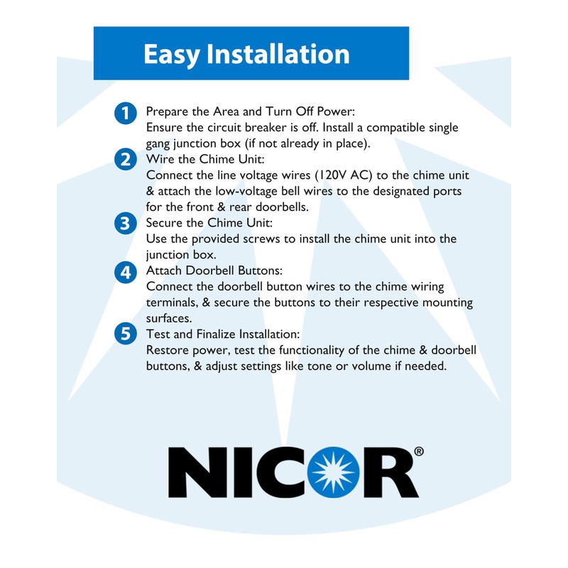 PrimeChime Plus 2 Mini- Video Compatible Doorbell Chime Kit with