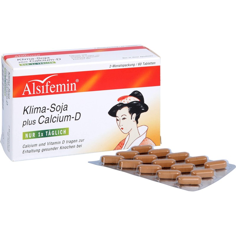 ALSIFEMIN Klima-Soja plus Calcium D3 Tabletten 60 St