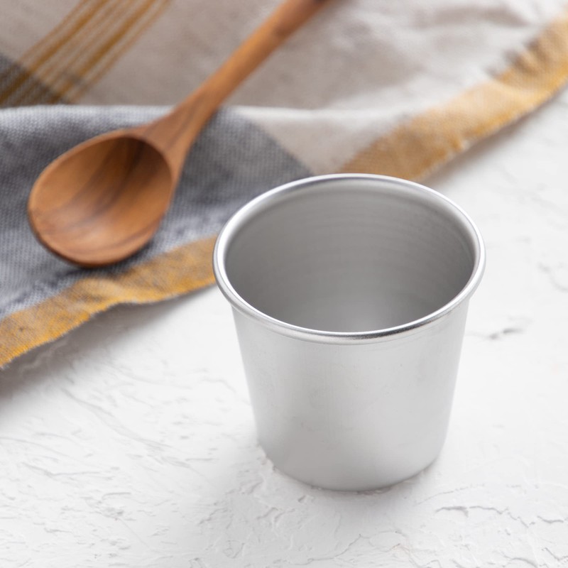 Endoshoji WPL07060 Commercial Pudding Cup No.6, 18-8 Stainless Steel, Made
