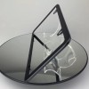 MotorVehicleParts Powder Coated Matte Black Stainless Steel License Plate Frame