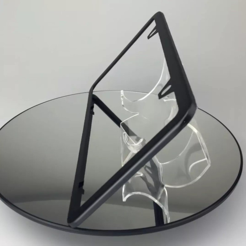 MotorVehicleParts Powder Coated Matte Black Stainless Steel License Plate Frame