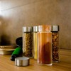 Difuzed Excellent Houseware Spice Rack with Wooden Stand, Set of