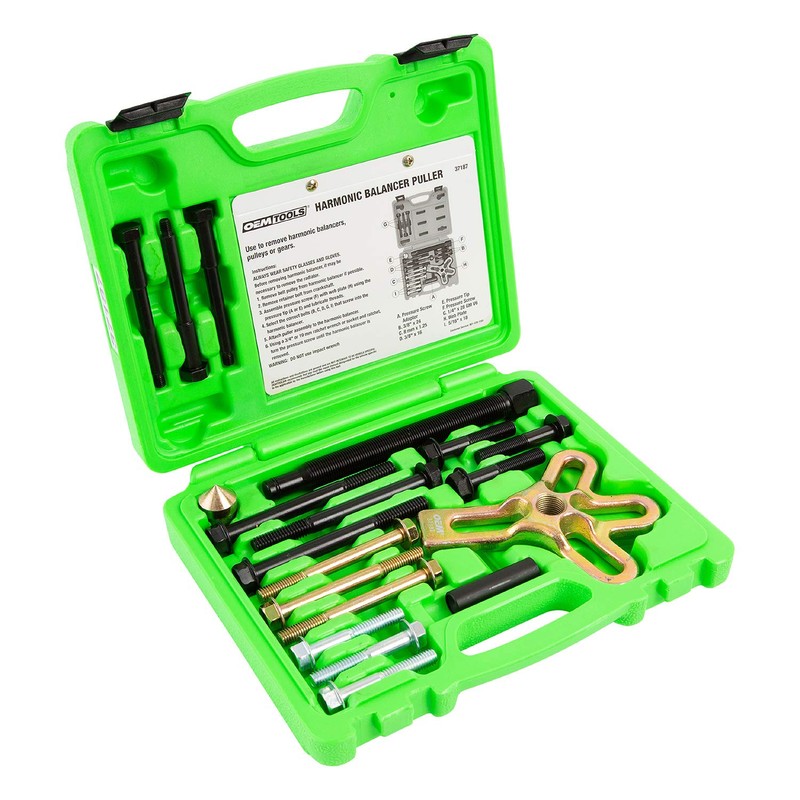 OEMTOOLS 37187 Harmonic Balancer Puller Kit - Heat-Treated Steel Puller