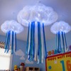 Lounsweer 43 Pcs Classroom Cloud LED Light 3D Sensory Cloud