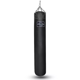 Knockout Fight Gear Muay Thai Filled 6 Ft 100 lbs Hanging Punching Heavy Bag for Home Gym Training - UpperCut 3 ft (60 lbs)