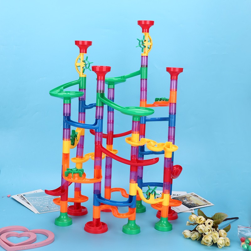 109PCS DIY Ball Track Construction Child Building Blocks Toys Development