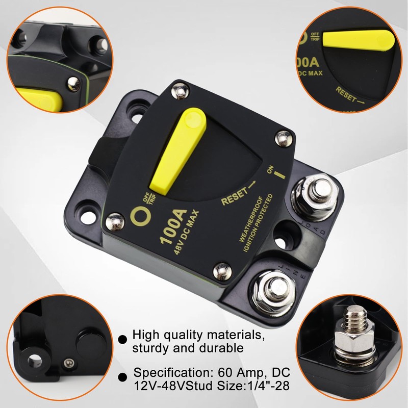 Car Circuit Breaker Car Circuit Breaker DC 12 V -