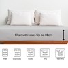 Double Fitted Bed Sheet - Luxury Deep Pocket Single Fitted
