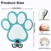 Rustic Wooden Dog Leash Holder Wall Decoration, Cute 3D Puppy