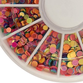 Winstonia 1200 pcs Mermaid Unicorn Nail Art Holograpgic Paillette Sequin Manicure Decor Glitter