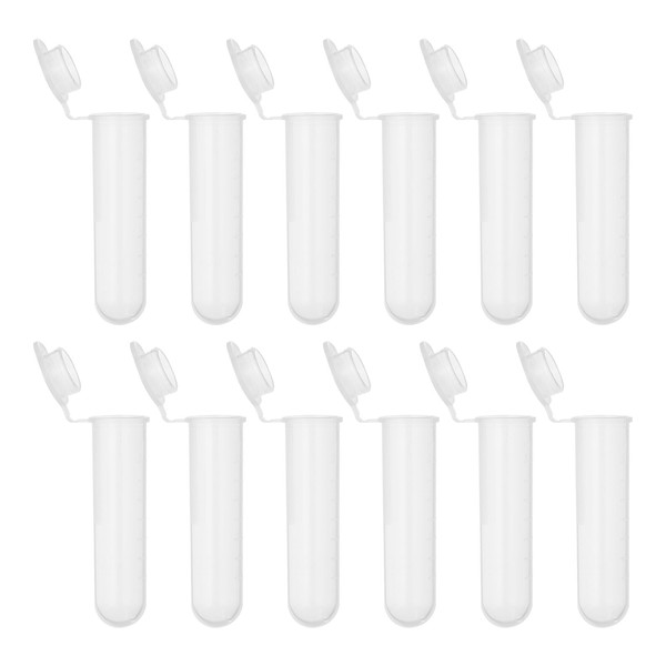 PATIKIL 5ML Plastic Centrifuge Tubes, 300 Pcs Round Bottom Centrifuge