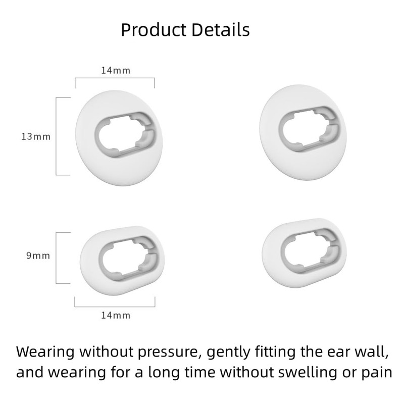 SNHTLS Silicone Replacement Ear Tips Earbuds Tips Compatible with Galaxy