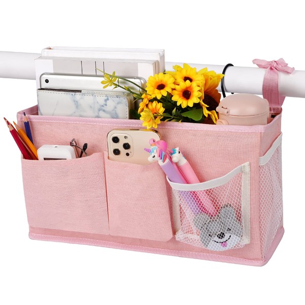 Loghot Bedside Caddy/Bedside Storage Bag Hanging Organizer for Bunk and