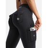 YEOREO CoreFlex Women Workout Flare Leggings with Pockets Hidden Scrunch