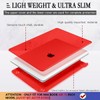 CISSOOK Compatible with MacBook Air 13 inch Case Red 2021