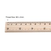sourcing map M2x2 mm Phillips Screw Cap Silver 2.8 mm