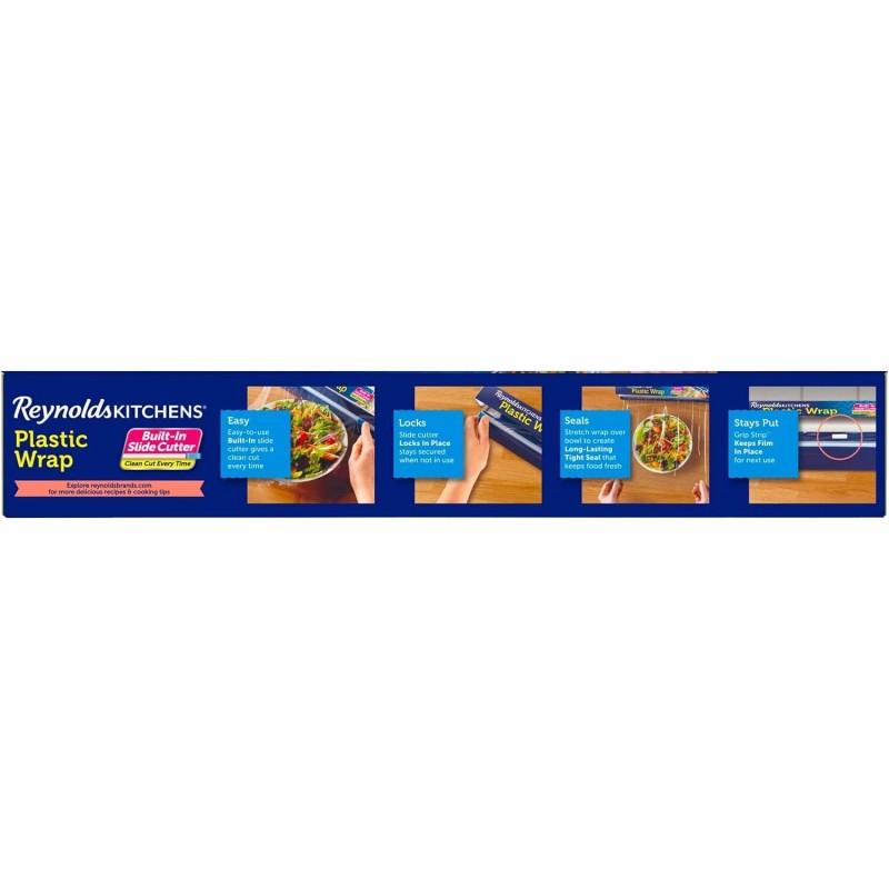 Reynolds Plastic Wrap 225 Sq Ft Quick Cut Reynolds Kitchens