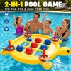 2-in-1 Inflatable Pool Game Set for Kids & Adults –