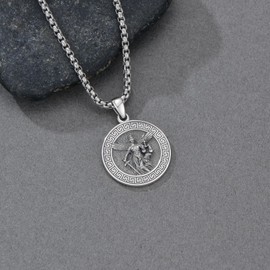 MISTBEE Scales of Justice Necklace Sterling Silver Themis Pendant Justice Goddess Jewery Lawyer Graduation Gifts for Men Women