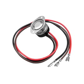 QAGGUM Refrigerator Defrost Thermostat Fit for Supco Larkin Chandler Bohn Climate Control, 3 Wires fan and Defrost Teminator AC:120 240 55°F-35°F Range Resistive Amps: 25 Volts Replace SL5709 4751C